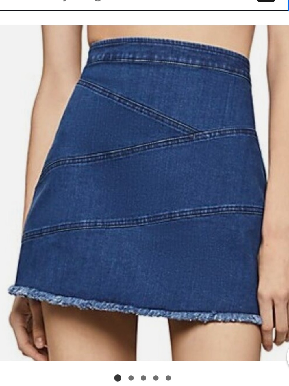 BCBGeneration Denim Mini Skirt in Blue Size 10